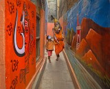 Street Grafitti at  Benaras