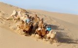 Racing down the sand dune