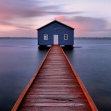 Crawley Edge Boatshed Dawn No. 3