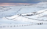 Dales Farmhouse At Dusk