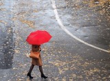 Lady on the road