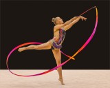 Rhythmic Gymnast with ribbon 81