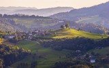 Village in afternoon