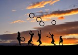 Wheels in air