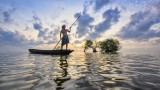 punting on the lake