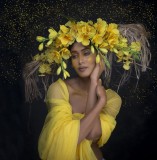 Yellow lady 75
