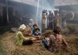 Bali Farmer family