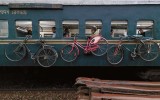 Bicycle in Train