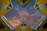 Cubic houses in the clouds