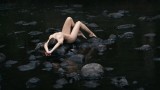 Ilvy in the black river