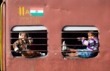 Train journey of children