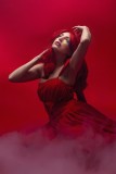 Red on red