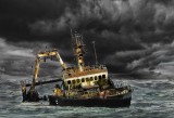 Wreck Zeila in the storm